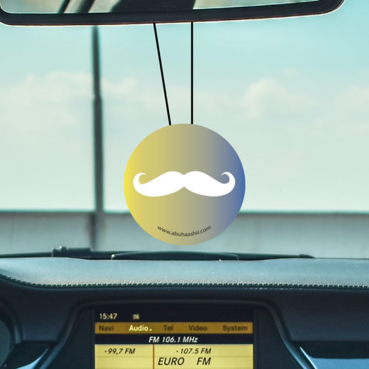 Moustache Car Air Freshener – Citrusy Perfume
